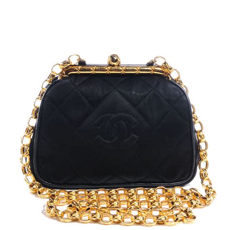 chanel mini purse satin